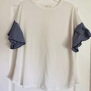 Peplum Sleeve Blouse